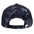 Tie dye fabric sports hat